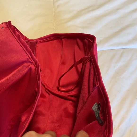 Sequin Pink Corset Top - Picture 5 of 6